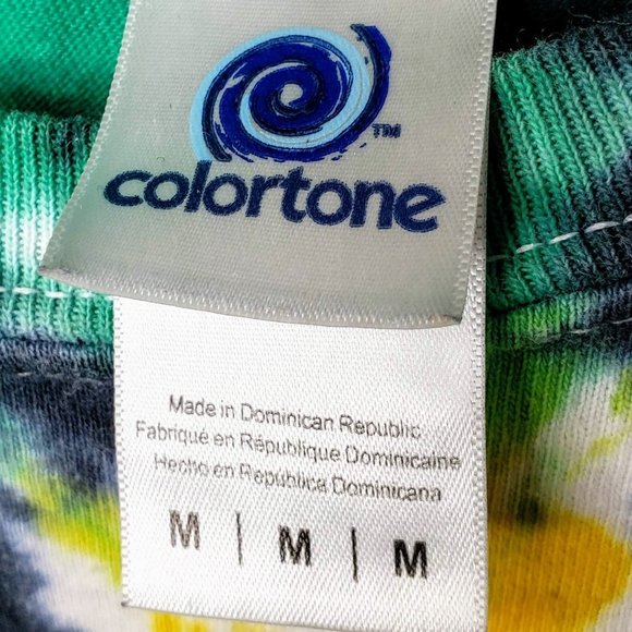 Salty Soul VW Volkswagen Bus Tie Dye Spin Shirt Men's Crunchy Boho Hippie Rave M - Picture 4 of 7